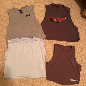 Gymshark and 90 Degree by Reflex Tank Tops Set